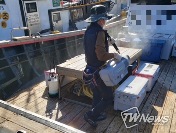 낚시어선 코로나19 예방 방역
