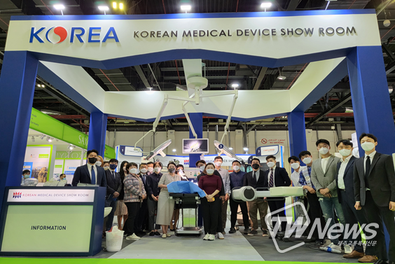 한국의료기기 통합전시관 전경