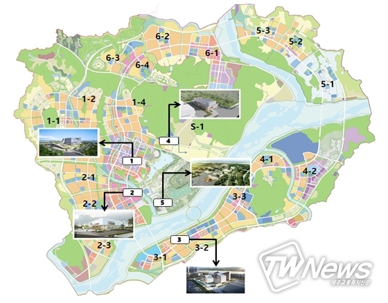 공공건축물 위치도