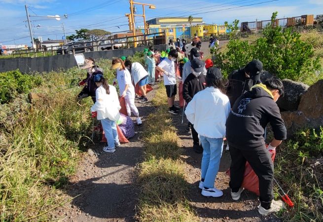 대정서초, 제주 바다를 지키는 플로깅