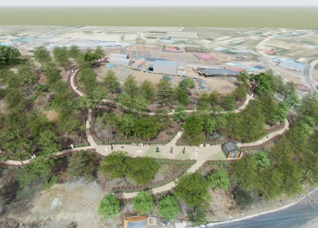 쉼터 조감도(교동면 난정리)