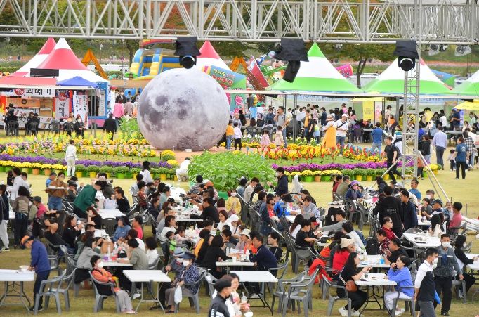 장성 황룡강 洪(홍)길동무 꽃길축제