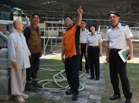 대전소방본부, 부처님 오신 날 맞아 화재안전 점검 실시