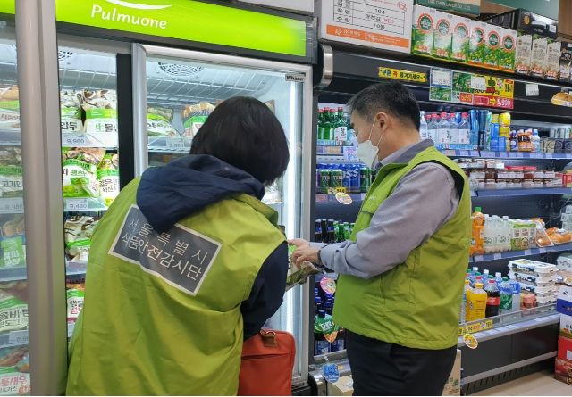 미승인 제품 함유된 가공식품의 유통단계 점검