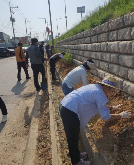 공장지대도 아름답게, 시흥시 신현동 황골 일대 꽃 심기 주력