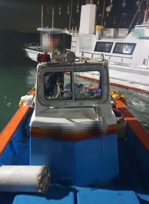 사천해경, 사천 목섬 동방 해상 경미충돌선박 발생