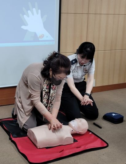 전주시 통장들, 가족과 이웃 지키는 심폐소생술 배워