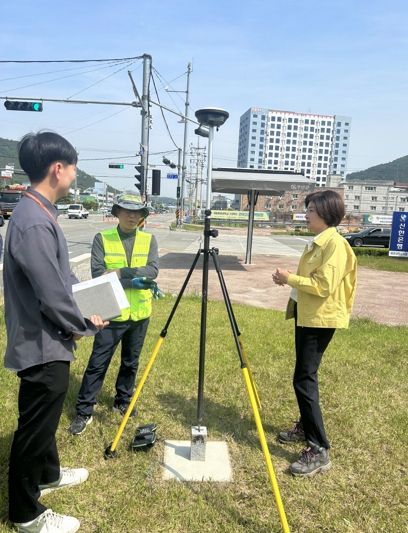 무안군 도로와 지하 시설물 전산화 사업추진 현장점검 실시