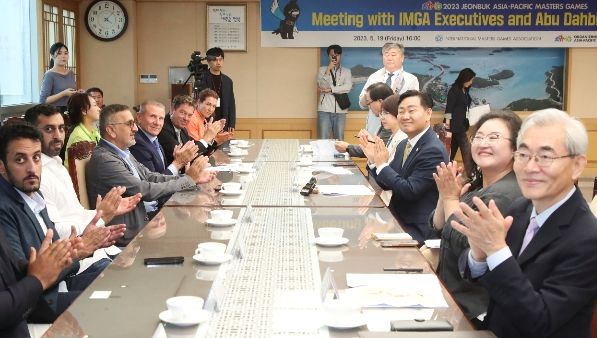 IMGA 회장단, 아부다비(차기 개최지)대표 면담