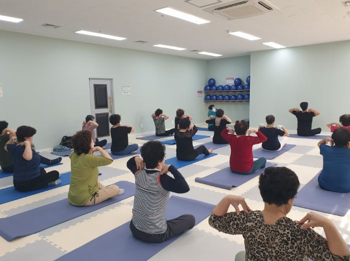 ‘실버청춘 건강 교실’ 운영 모습
