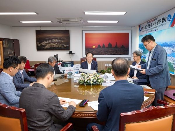 통영시 공영장례 지원 업무 협약서 체결