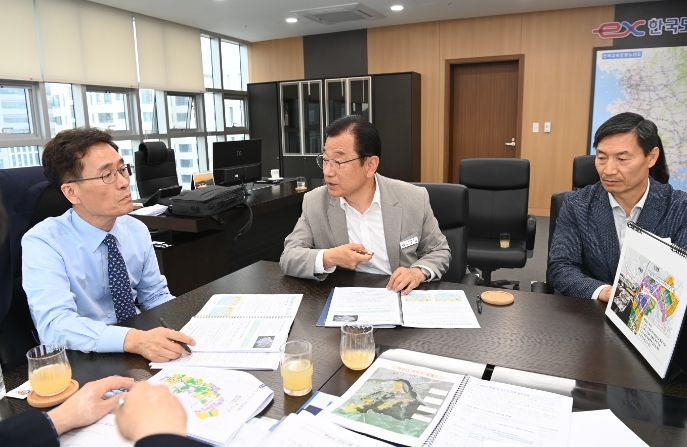 이현재 하남시장, 도로공사 사장 면담