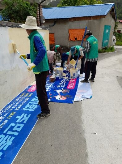 ‘클린-경남 고성 만들기’ 회화면 각 사회단체 자발적 동참