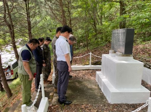 동두천시 생연2동 방위협의회, 故임소득 대위 순직 위령비 참배·환경정비