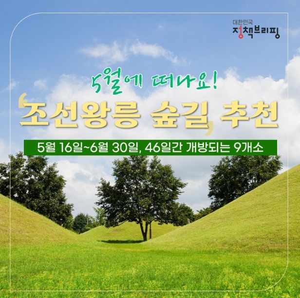 조선왕릉 숲길 함께 걸을까