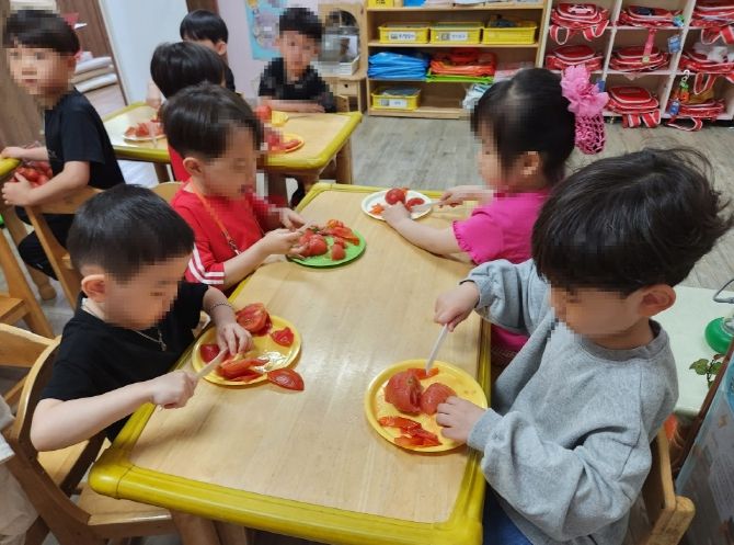 의정부시, 어린이급식관리지원센터 특화사업 '함께해요, 채소놀이' 실시