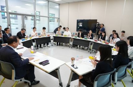 ‘교육감, 계성여고 교육 가족과 교육환경 개선한 Day!’ 모습.