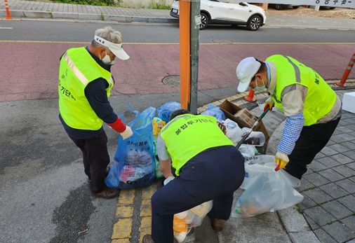 경산시, '생활쓰레기 불법투기 야간합동단속' 실시