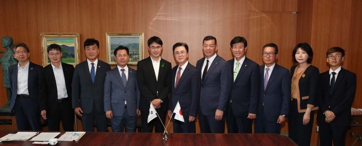 김태흠 지사, 야마시타 나라현지사 접견