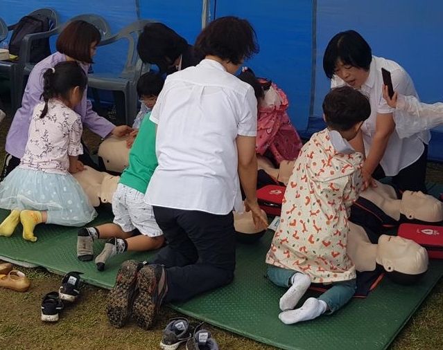 재난안전 체험박람회 심폐소생술 체험
