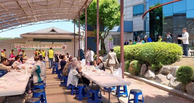 동두천 호남향우회, 사랑의 자장면 나누기 행사 가져