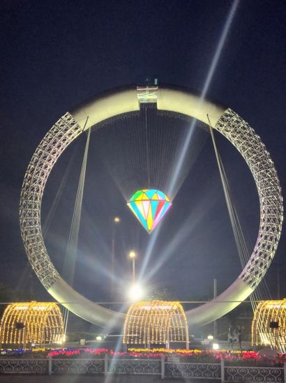 익산보석박물관 상징조형물 ‘영원한 빛’ 재탄생