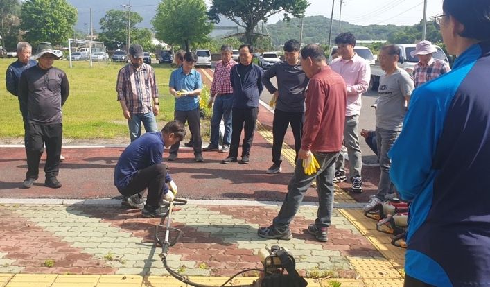 하동교육지원청, 시설관리직 대상 실습형 멘토링제 실시