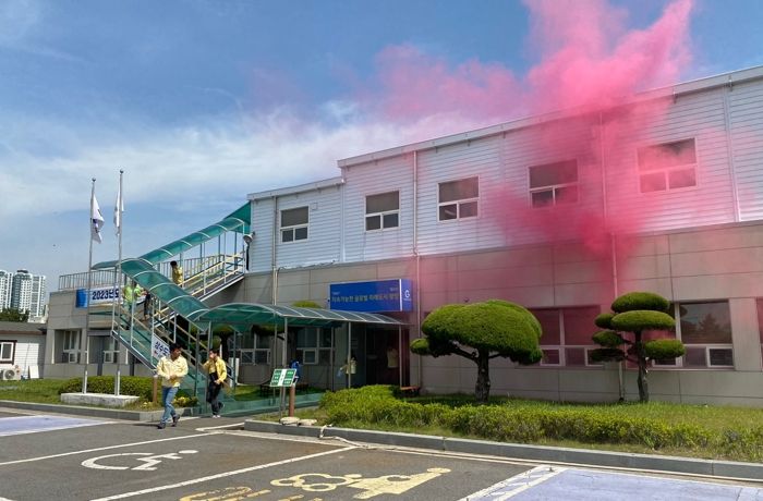 광양시, 마동정수장 화재 대비 합동 소방 훈련 나서