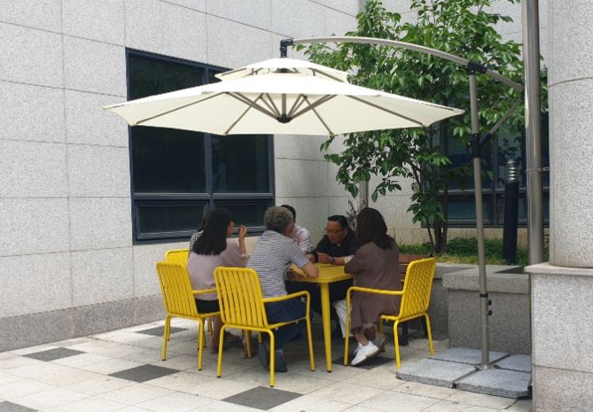 광주시 오포1동 행정복지센터, 시민·직원 위한 휴식공간 마련