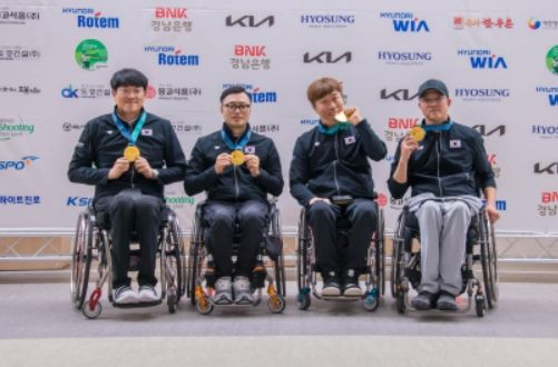 청주시청 장애인사격부, 국제대회에서 금빛 총성