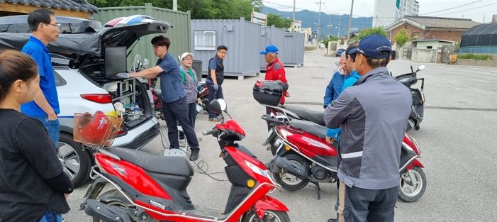 임실군, 이륜자동차 출장 정기 검사 실시