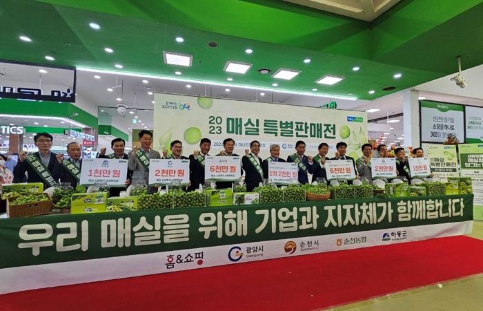하동매실 소비 촉진 상생마케팅 총력