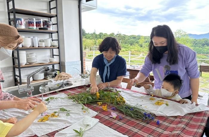 순창군 치유관광지 쉴랜드에서, 자연의 행복 만끽