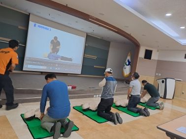 물놀이 안전관리요원 전문교육이 지난 1일 군청에서 열렸다.