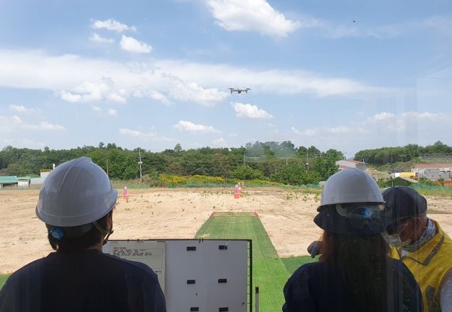 교육 운영 사진(드론 활용)