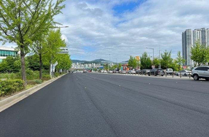 유성구·대덕구 도로 재포장 현장사진