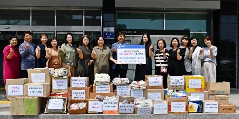 수원시어린이집연합회 영통구회, 영통구에 유용 생활 폐자원 전달