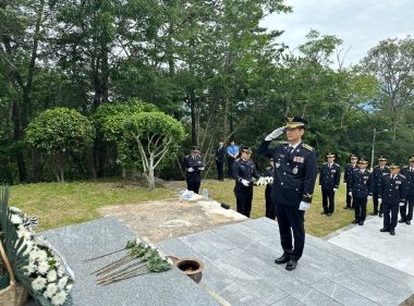 완도해경, 제68회 현충일 충혼탑 참배로 호국영령 넋 기려