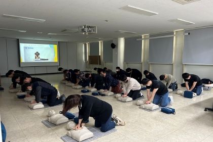 청주시, 전 직원 대상 심폐소생술 교육 실시