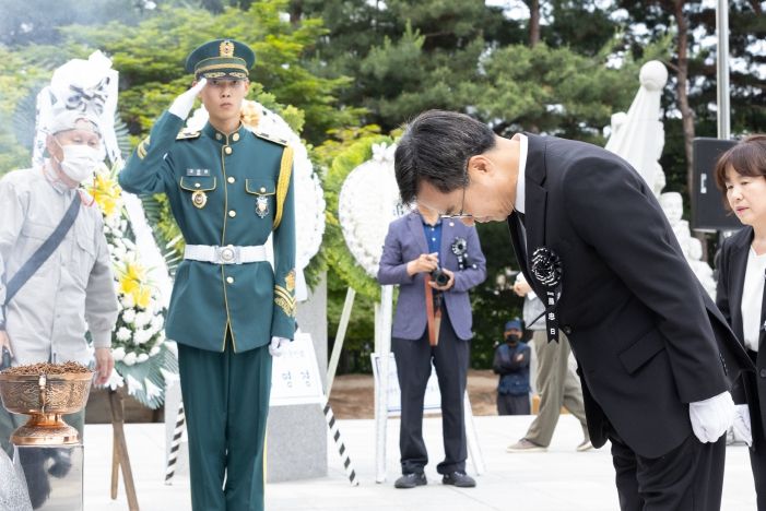 제68회 현충일 추념식. 김동연 지사