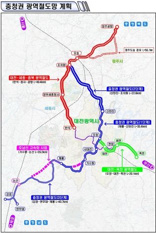 충청권 광역철도 사업, 국비 175억 원 추가 확보