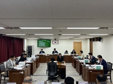 충북도의회 행정문화위 17개 안건 심의·의결