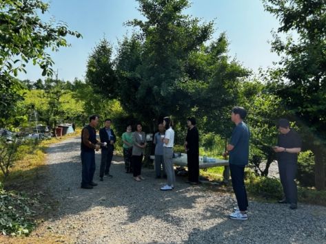과수 저온 피해 관련 중앙합동조사단 진주시 현장 방문