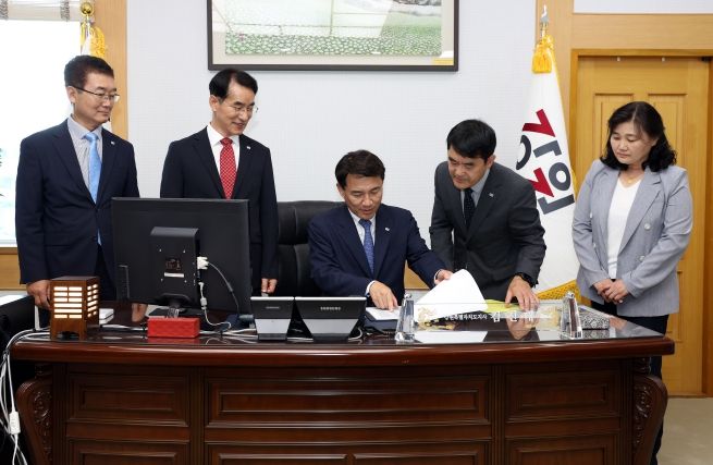 강원특별자치도 출범 1호 결재