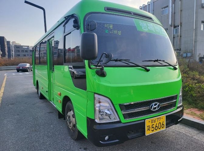난지도 운행 예정 카운티 버스(25인승) 사진