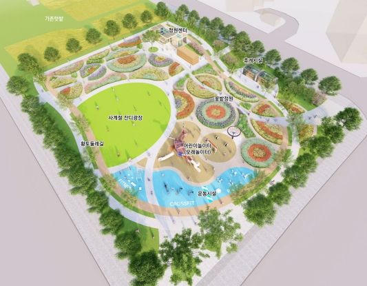 문래동 공공공지 주민친화공간 조성 조감도안