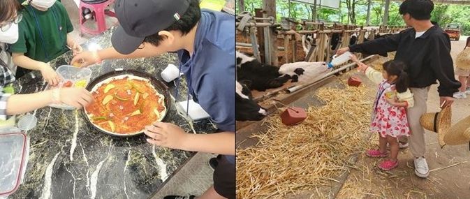 성동구가 드림스타트 아동과 가족들을 대상으로 낙농체험 프로그램을 운영했다.