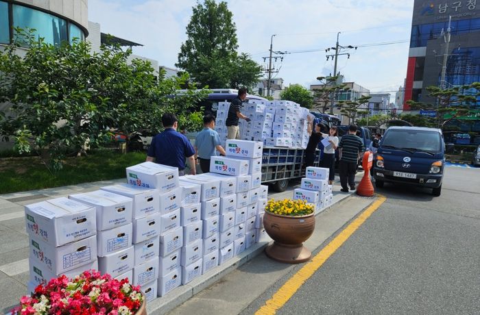 보성군, 자매도시에 회천햇감자 직거래로 상생 교류