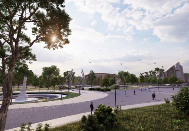 추모공원 조감도