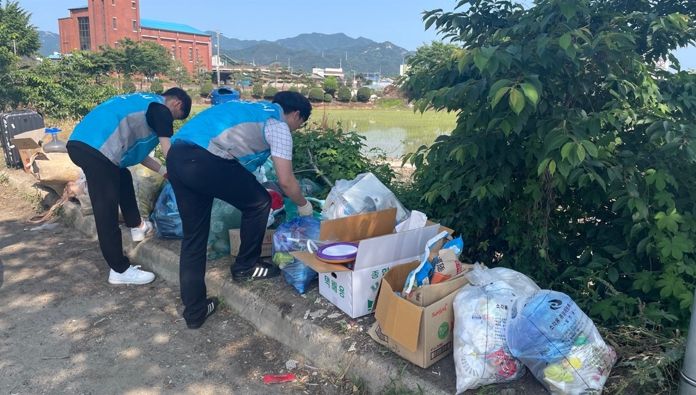 완주군, 생활폐기물 불법투기 집중단속
